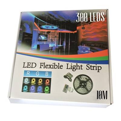 korrelat Hula hop vejledning LED Strips / Lysbånd RGB 10m - Komplet sæt farve LED bånd - Køb her