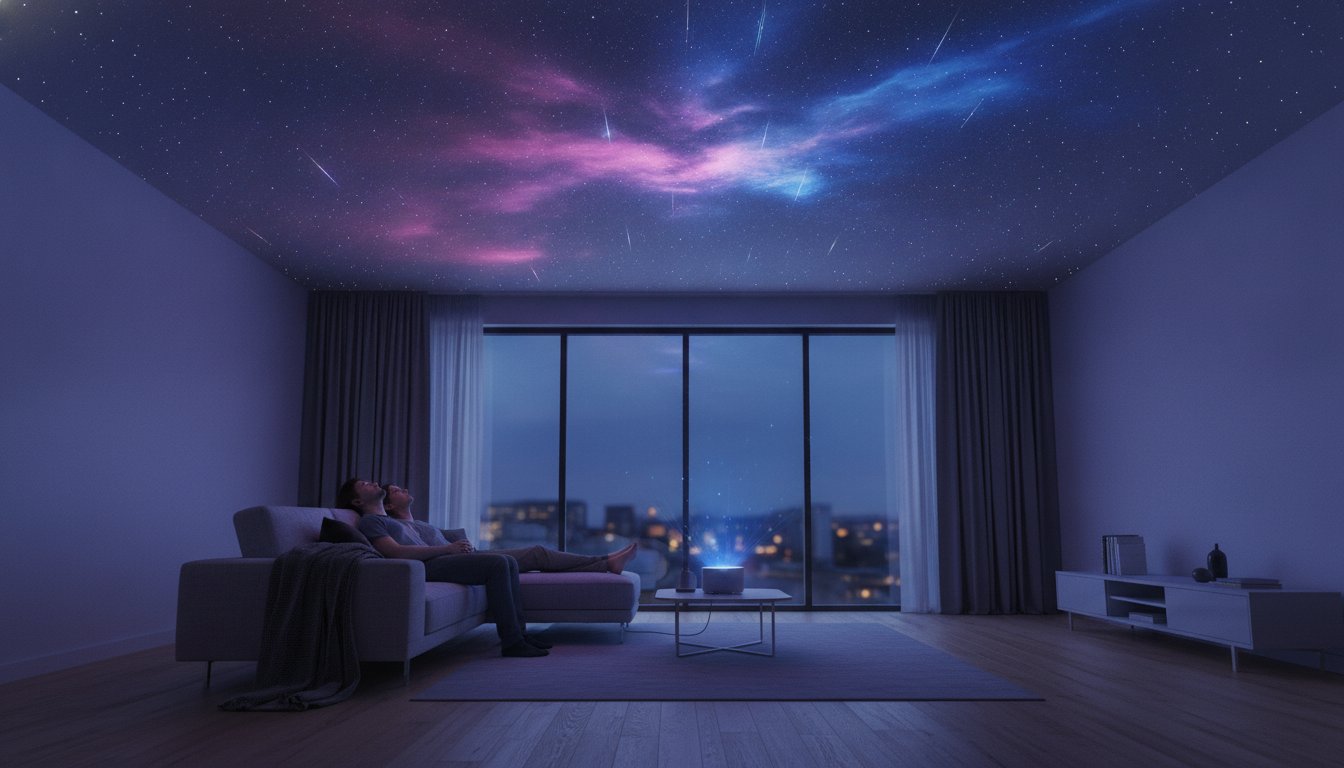 Stjernehimmel lampe guide 2026: Find den bedste projektor til dit hjem