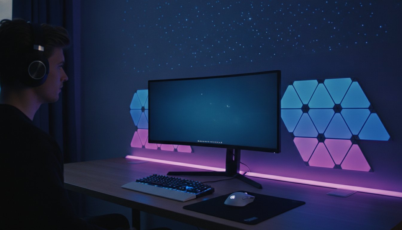 Gamerlys til værelse: Den ultimative guide til det perfekte setup (2026)