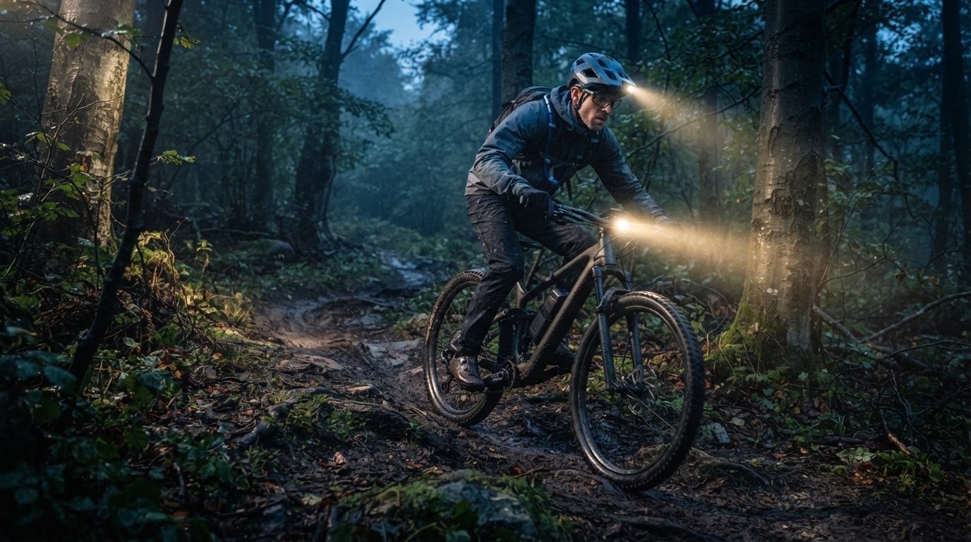 Cykellygte til mountainbike: Den ultimative guide til MTB lys i 2026