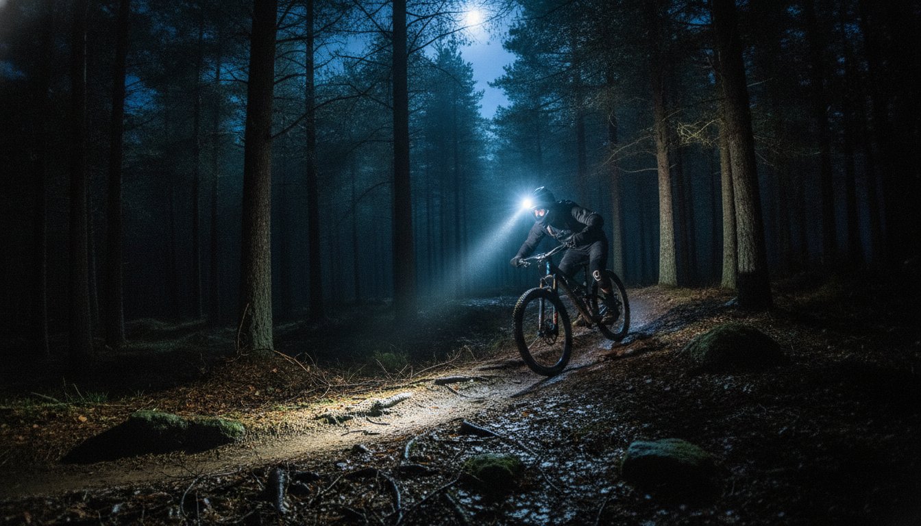 Hjelmlygte til MTB: Den ultimative købsguide til nattekørsel i 2026