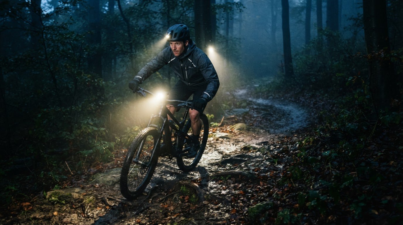 Lygtesæt til mountainbike: Den ultimative guide til nattekørsel i 2026