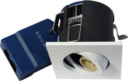 SOLAR LIGHT BLUE-DL 66 G2 FIRKANTET GU10 KIP HVID - Easylight.dk