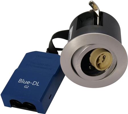 SOLAR LIGHT BLUE-DL 66 G2 RUND GU10 KIP ALU - Easylight.dk