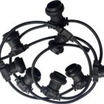 SOLAR LIGHT LYSKÆDE 2,0M. E27 2X1,5MM2