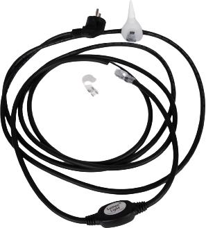 SOLAR LIT230 KABEL 1500LM 4M SORT H05 IP67 - Easylight.dk