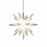 advent stjerne hvid 8 cm