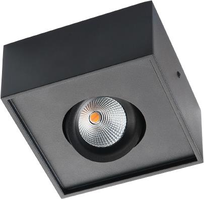 SG ARMATUREN CUBE DTW 6W SORT LED - Easylight.dk