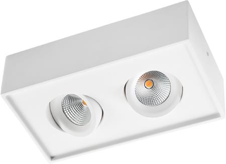 SG ARMATUREN CUBE DTW 2X6W HVID LED - Easylight.dk